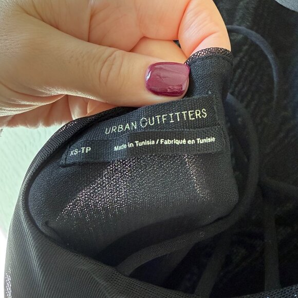 Women's Urban Outfitters Mesh Square Neck Midi Dress w/Strappy Back- XS - Picture 4 of 6